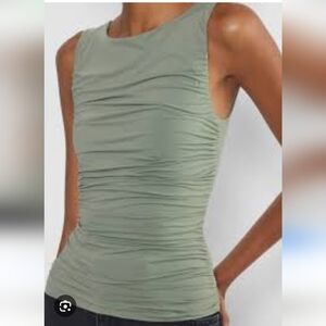 WILFRED ARITZIA SAGE GREEN MUSING TOP SZ XS
